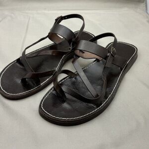 Croft & Barrow Women's Dark Brown Sandals